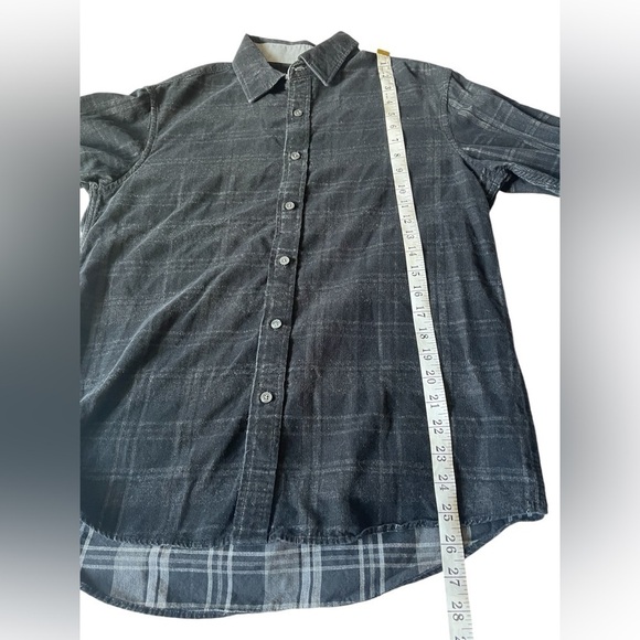 Michael Kors Men’s Dress shirt long sleeve button up black size medium - Picture 6 of 12